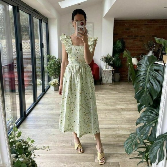 LAST DAY - H&M Wildflower Floral Poplin Dress - Picture 3 of 3